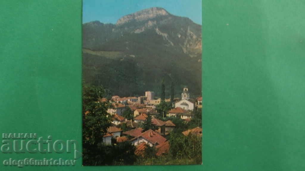 Bulgaria - postcard - view from Teteven and Petrahilya peak.