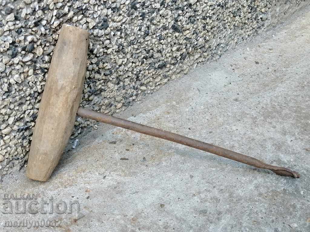 Old woodcutter, chopper, drill, tool - 5