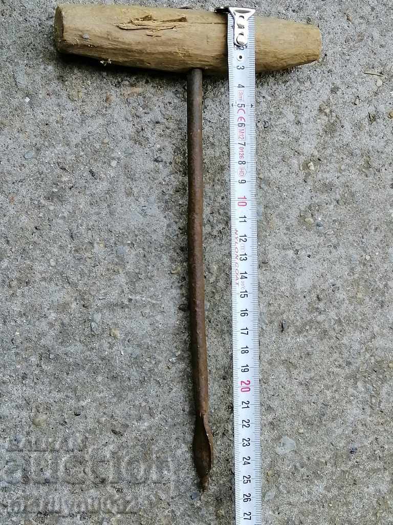 Old woodcutter, chopper, drill, tool - 7