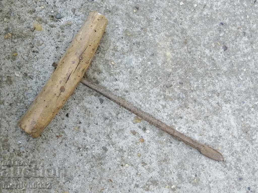 Old woodcutter, chopper, drill, tool - 5