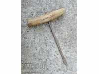 Old woodcutter, chopper, drill, tool