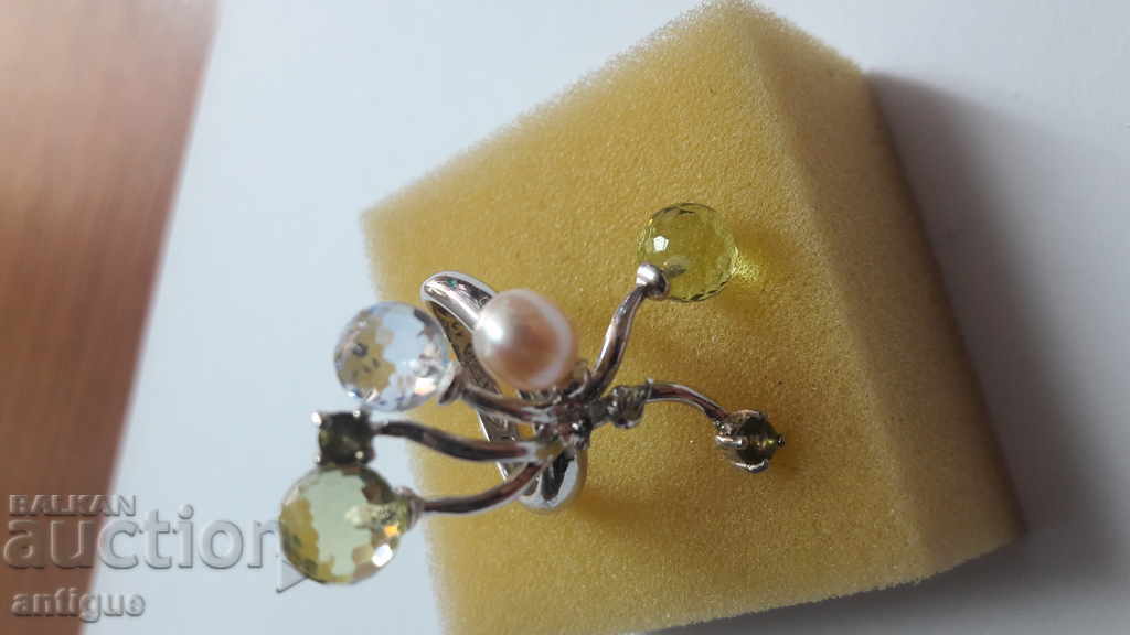 Beautiful stylish silver ring for ladies - 6