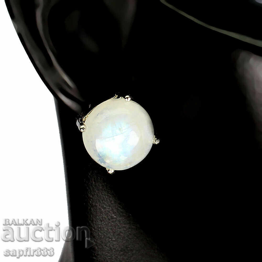 EXQUISITE EARRINGS WITH NATURAL MOON STONES with price 167.00 BGN | € 85.39 EXQUISITE EARRINGS WITH NATURAL MOON STONES with price 167.00 BGN | € 85.39