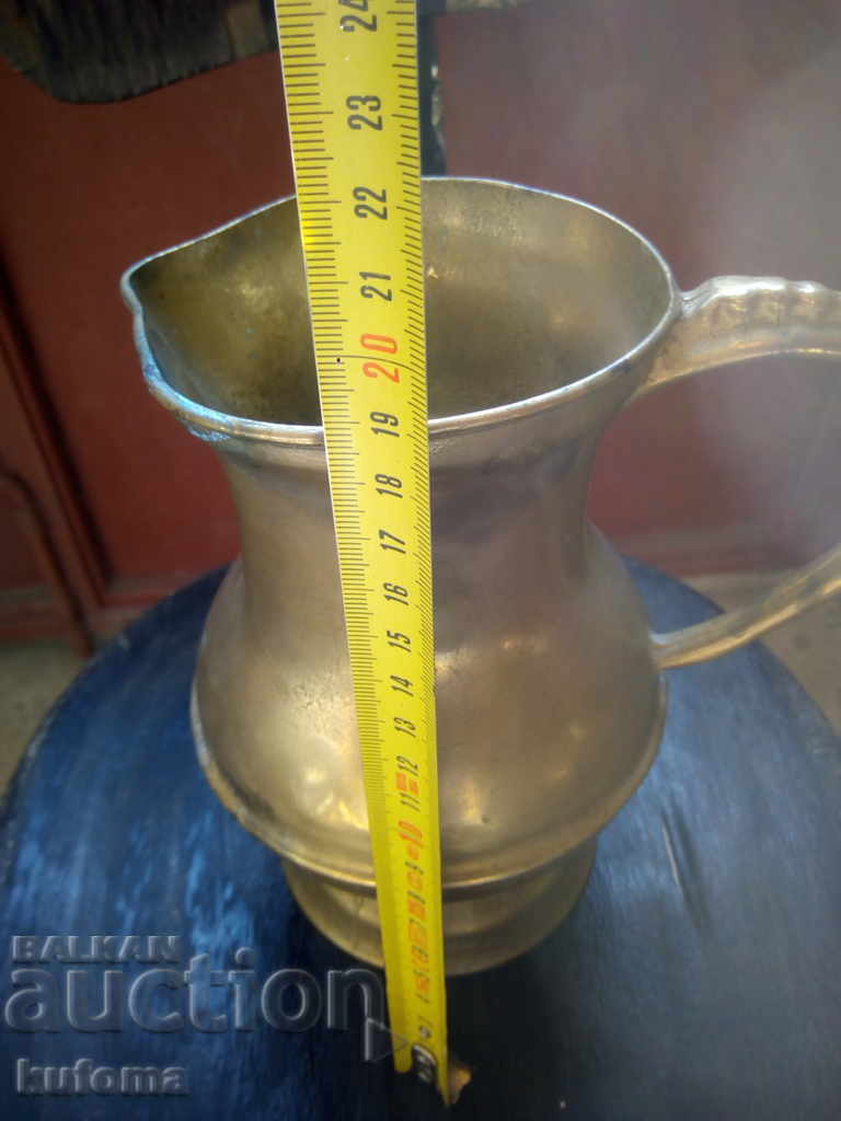 Bronze jug with price 34.99 BGN | € 17.89 Bronze jug with price 34.99 BGN | € 17.89