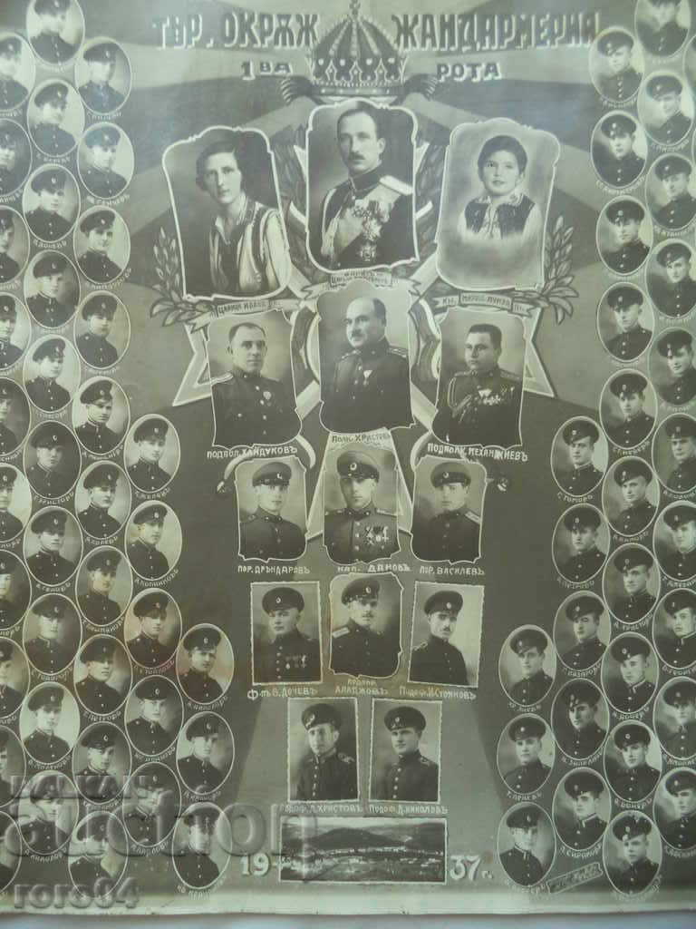 TARNOVO DISTRICT GENDARMERIE - 1937 - 5