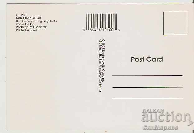Postcard USA San Francisco View 8 * with price 0.80 BGN | € 0.41 Postcard USA San Francisco View 8 * with price 0.80 BGN | € 0.41
