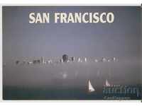 Postcard USA San Francisco View 8 *