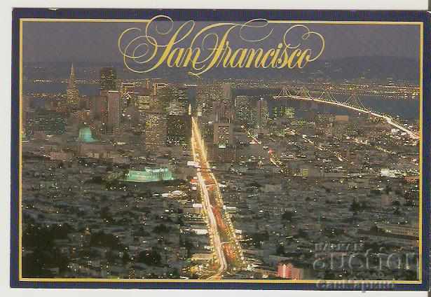 Картичка  САЩ  Сан Франциско  Изглед 9*