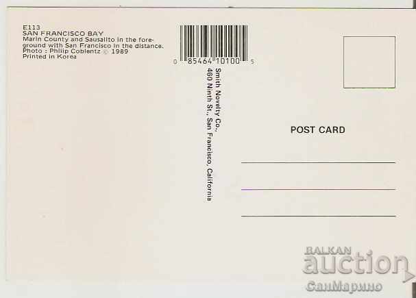 Card USA San Francisco Bay * with price 0.80 BGN | € 0.41 Card USA San Francisco Bay * with price 0.80 BGN | € 0.41