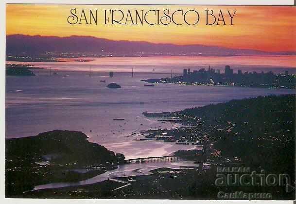 Картичка  САЩ  Сан Франциско  Заливът*