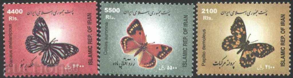 Curate mărcile 2005 Fluturi din Iran