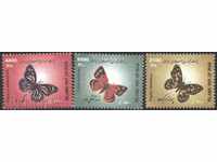 Чисти марки Пеперуди 2005 от Иран
