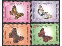 Чисти марки Пеперуди 2004 от Иран