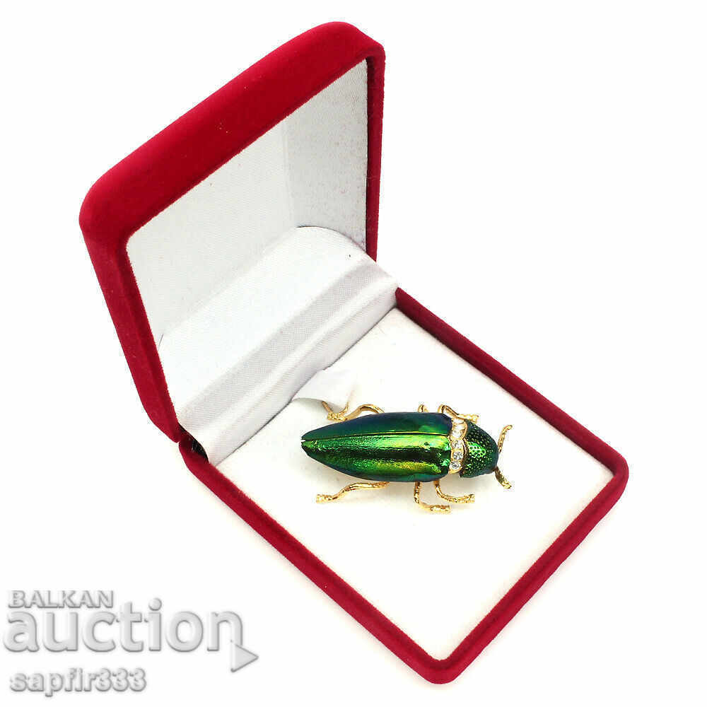 Licitație Brosa de lux cu sfecla de cristale montane