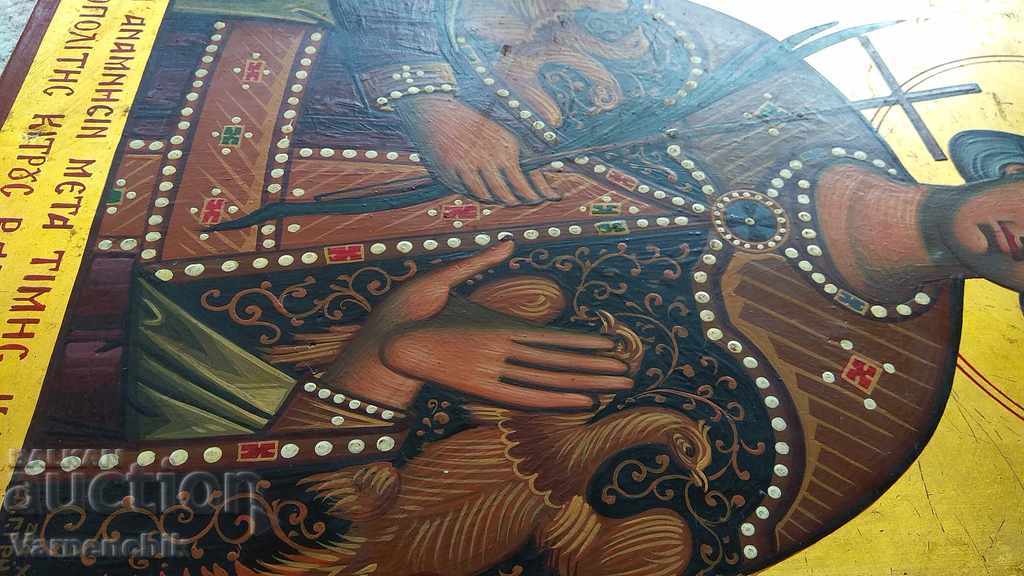 Delivery of Uniquely beautiful painted Greek icon Delivery of Uniquely beautiful painted Greek icon