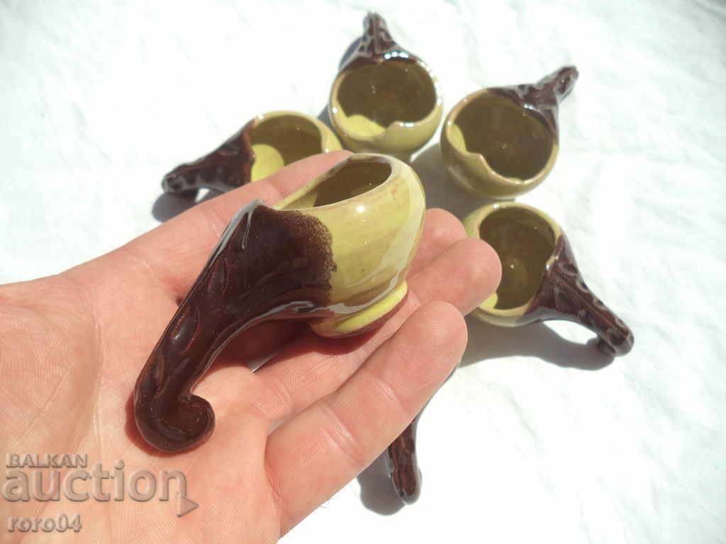 Аукцион КЕРАМИЧНИ ЧАШИ ЗА РАКИЯ