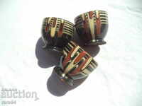 КЕРАМИЧНИ ЧАШИ ЗА РАКИЯ ОТ СОЦ. ПЕРИОДА