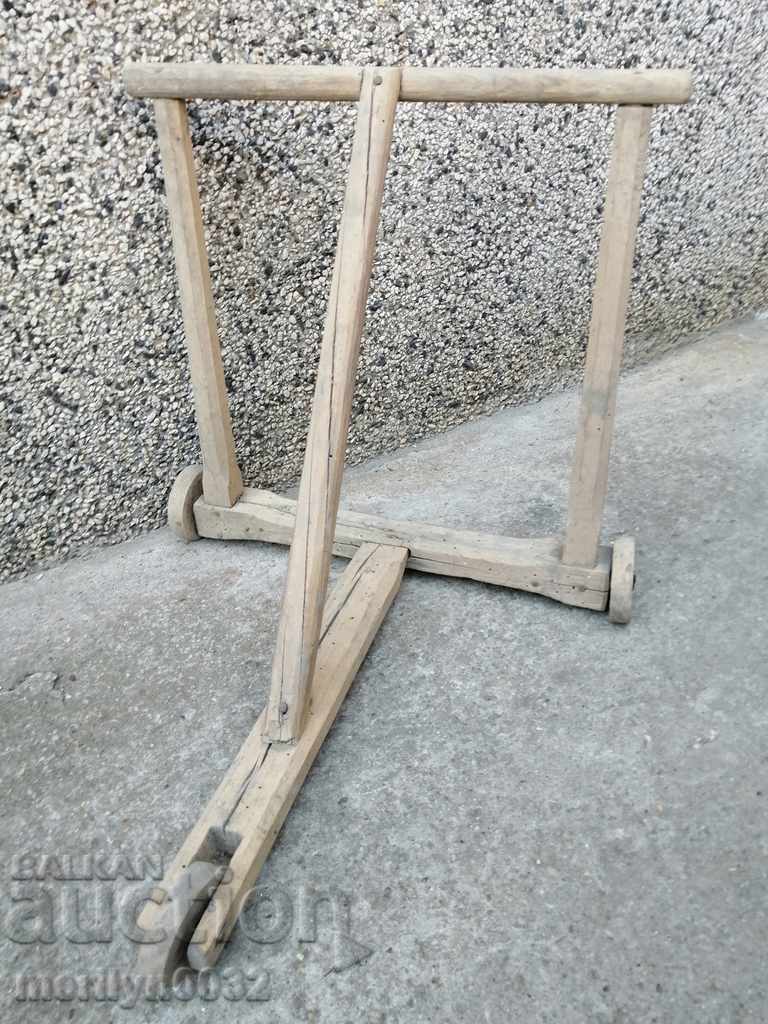 An old 140-year-old children's wooden walker - 6 An old 140-year-old children's wooden walker - 6