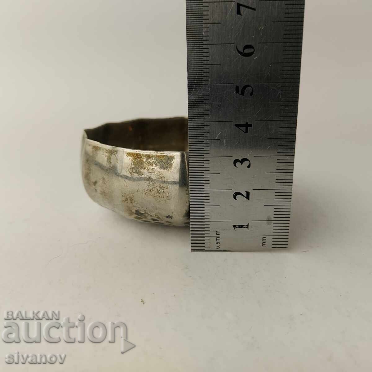 Interesting Silver Plated Small Bowl B0125 - 7 Interesting Silver Plated Small Bowl B0125 - 7