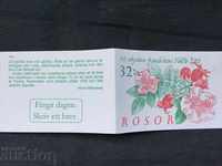 Suedia noile mărci de flori trandafiri 32 coroane valoarea nominală