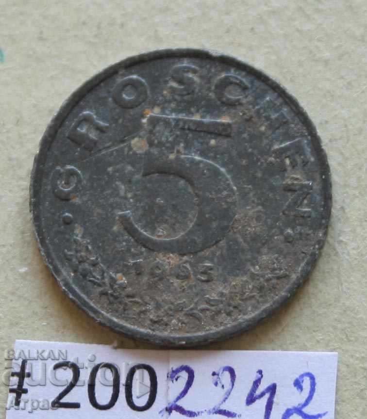 5  грошен 1963   Австрия