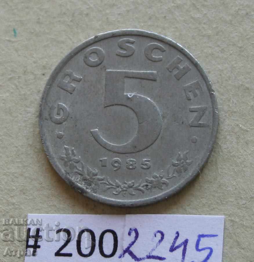 5  грошен 1985   Австрия