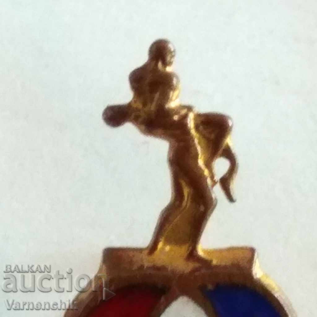 Auction Badge of the American Olympic Wrestling Team OLYMPIC Auction Badge of the American Olympic Wrestling Team OLYMPIC