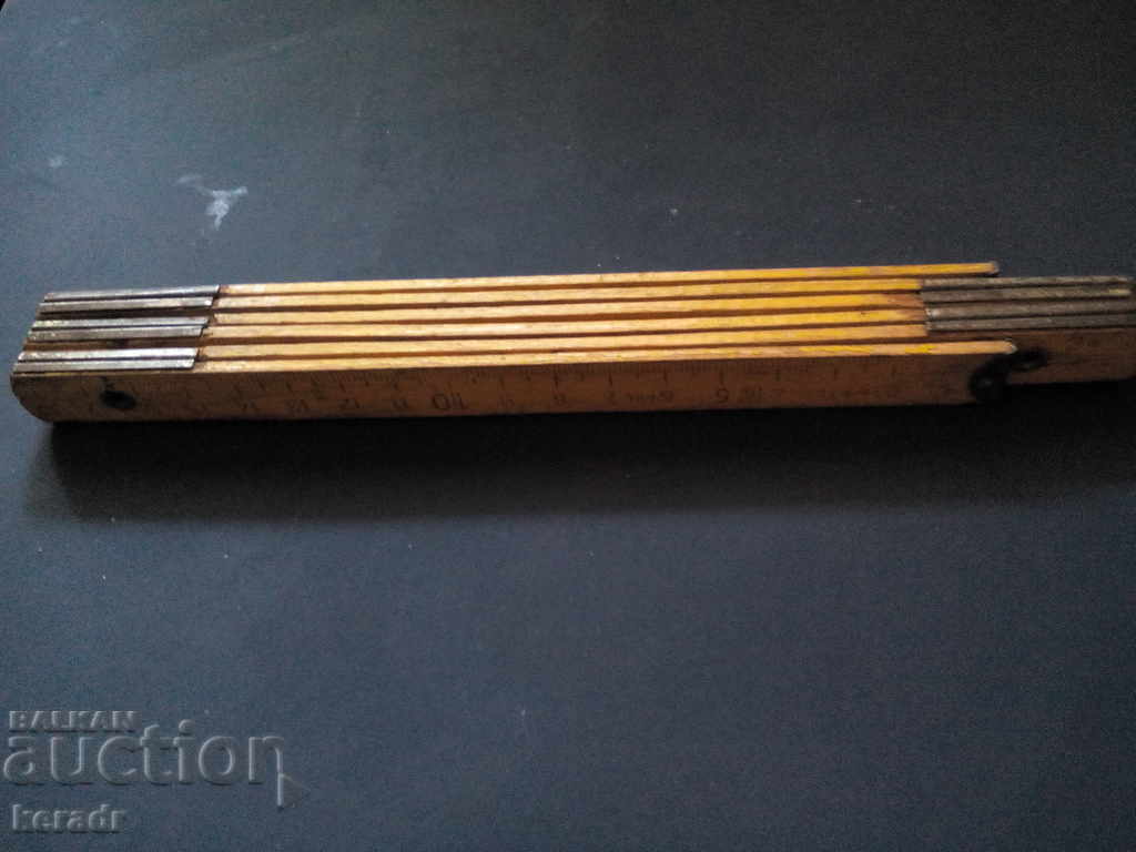 Old carpentry, masonry, wooden meter with price 6.00 BGN | € 3.07 Old carpentry, masonry, wooden meter with price 6.00 BGN | € 3.07