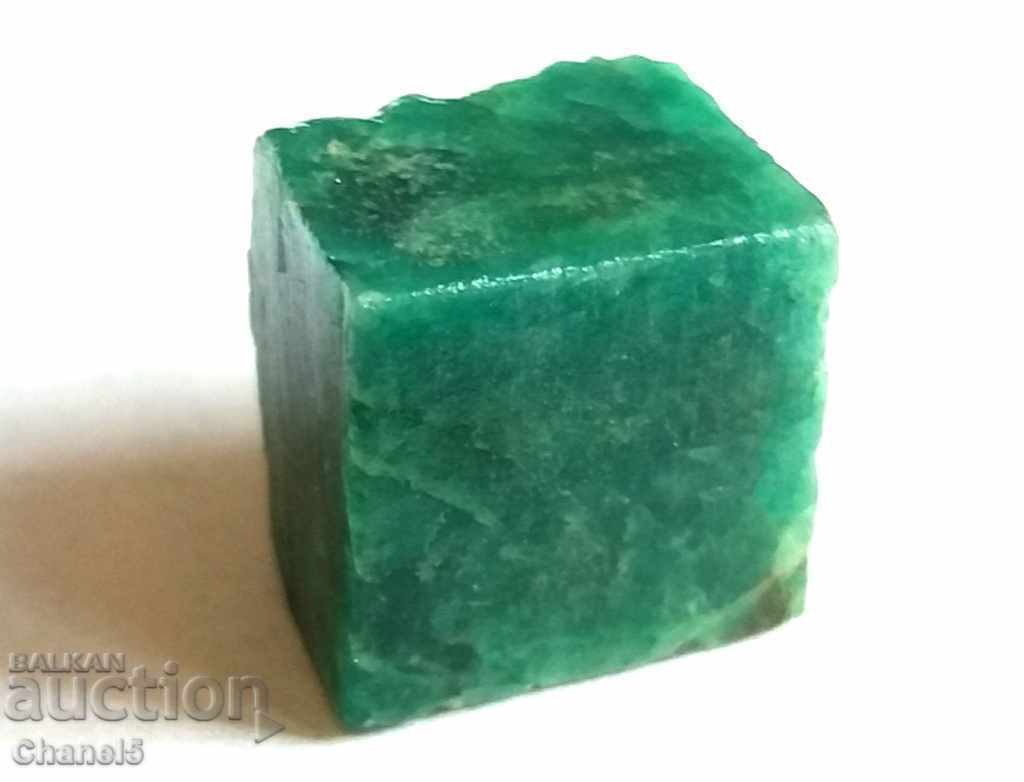 Auction NATURAL EMERALD - CUBE - BRAZIL - 21.75 carats (107) Auction NATURAL EMERALD - CUBE - BRAZIL - 21.75 carats (107)