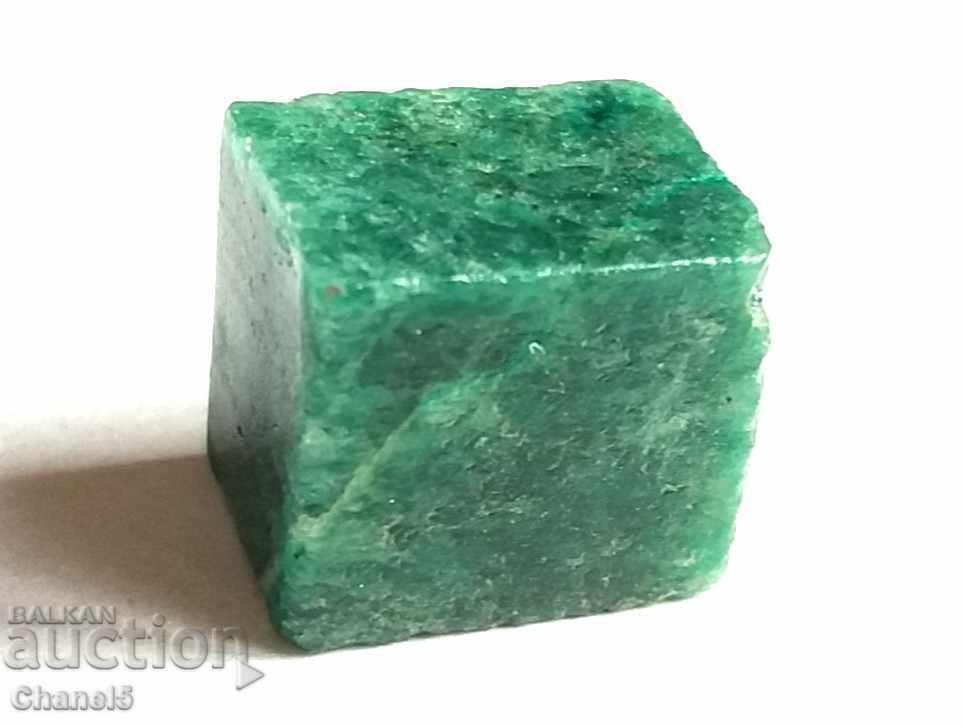 Delivery of NATURAL EMERALD - CUBE - BRAZIL - 17.95 carats (111)