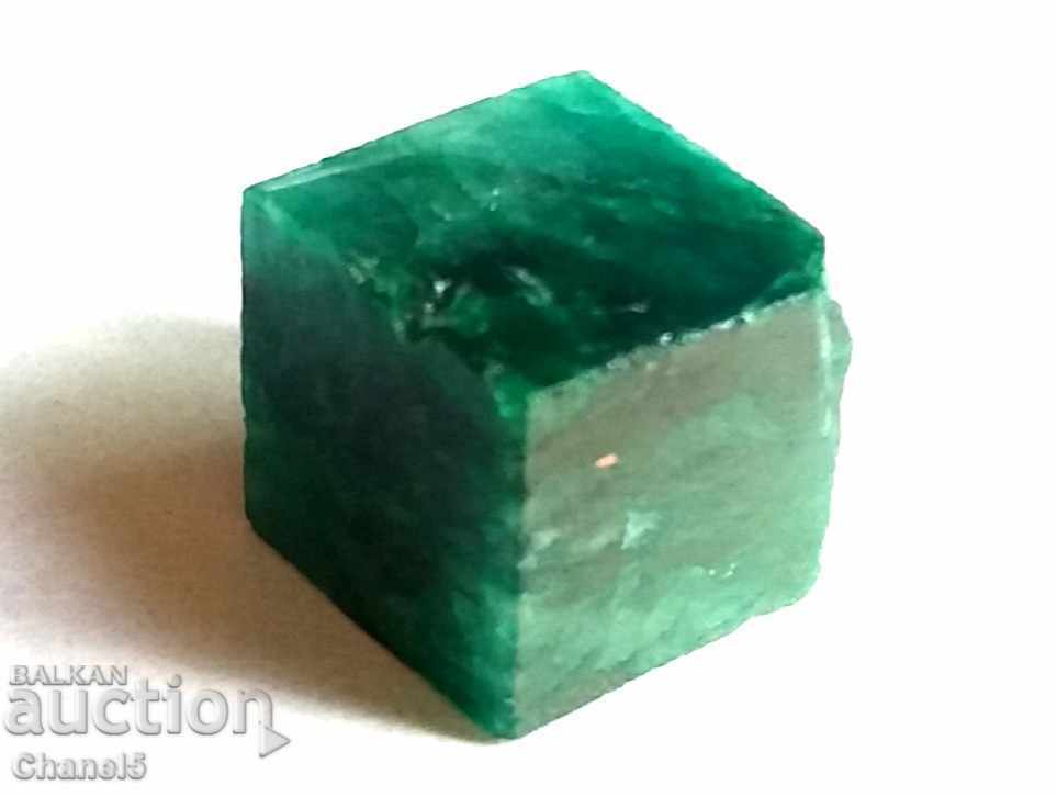 Auction  NATURAL EMERALD - CUBE - BRAZIL - 22.65 carats (112)