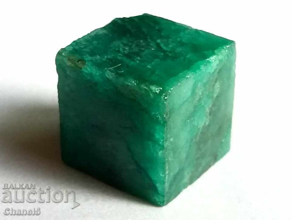 NATURAL EMERALD - CUBE - BRAZIL - 22.65 carats (112) - 5