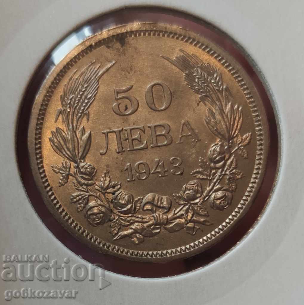 Bulgaria 50 BGN 1943 UNC! - 6 Bulgaria 50 BGN 1943 UNC! - 6
