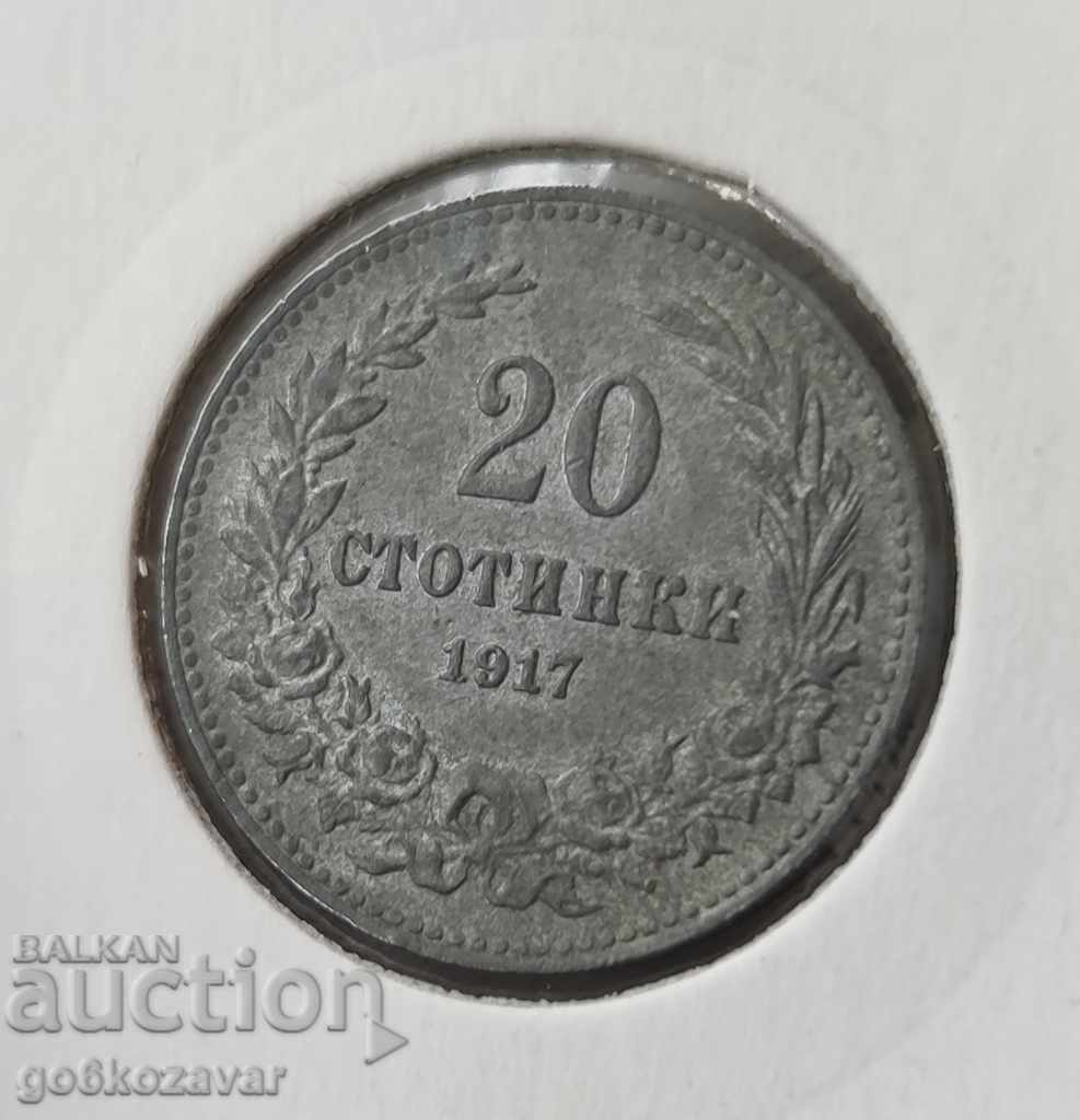 Bulgariv 20 de cenți 1917 Zinc Top Moneda! cu preț € 16.00 | 31.29 BGN Bulgariv 20 de cenți 1917 Zinc Top Moneda! cu preț € 16.00 | 31.29 BGN