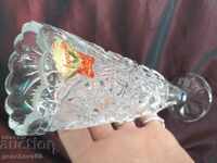 GDR crystal vase by the famous Anna Hutte