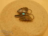 Attractive BUTTERFLY BROWN, Silver 925, Turquoise