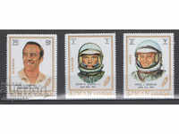 1971. Ajman. Astronauts and their zodiac signs.