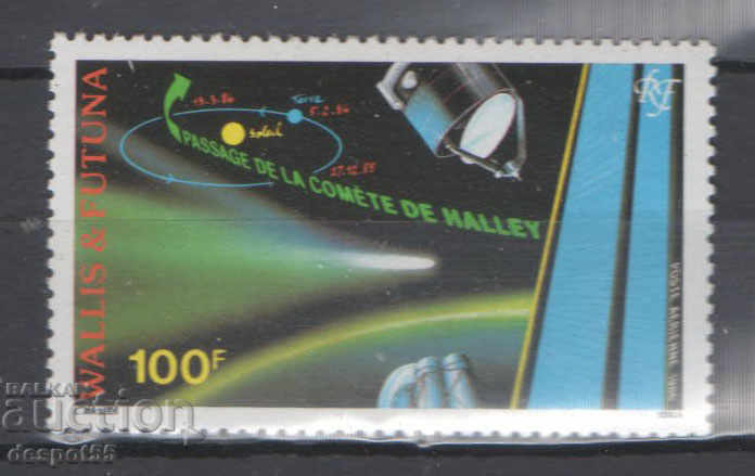 1986. Wallis and Futuna Islands. Passage of Halley's Comet.