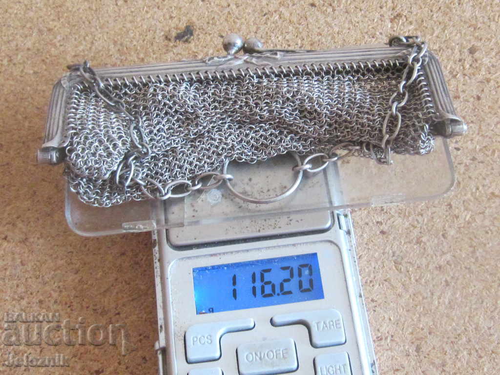starinna srebarna frenska damska chantichka-19vek. - 6