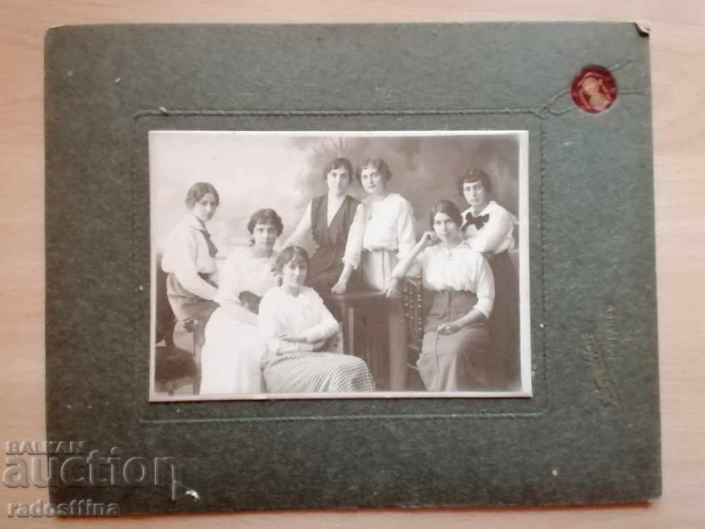 Fotografie carton H. Hershkovich rară