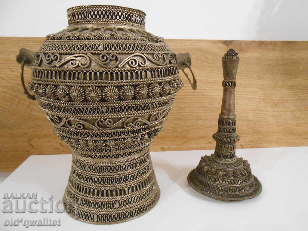 Extremely interesting vessel, H-W: approx. 35 / 15 cm - 5