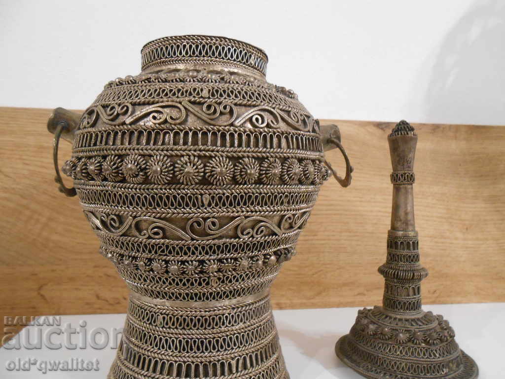 Extremely interesting vessel, H-W: approx. 35 / 15 cm - 6