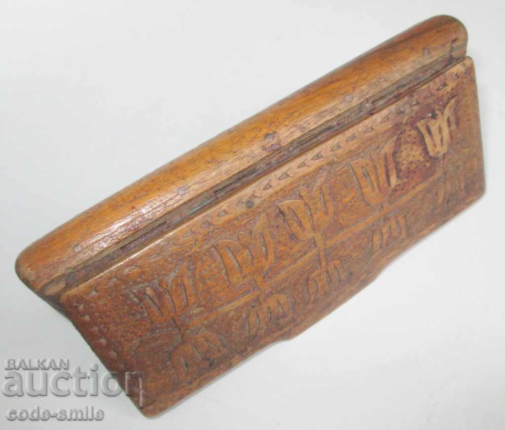 Ancient Revival wooden tobacco snuff box - 5 Ancient Revival wooden tobacco snuff box - 5