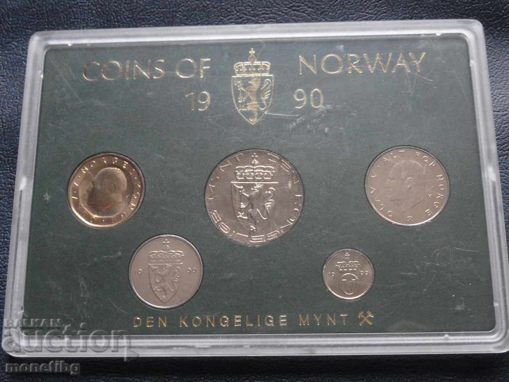 Norway 1990 - Set of exchange coins in a box - 5
