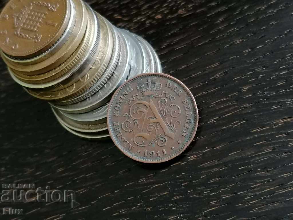 Auction  Coin - Belgium - 2 cents 1911