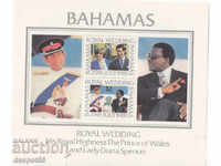 1981. Bahamas. Nunta regală. Bloc.