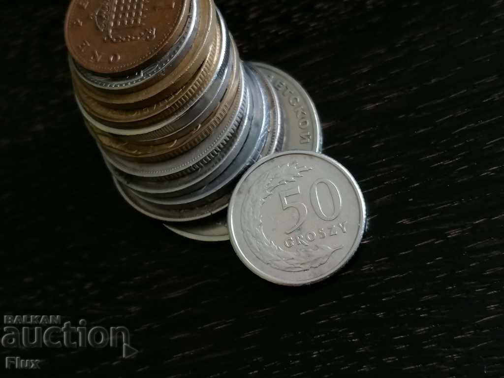 Moneda - Polonia - 50 groschen 1992