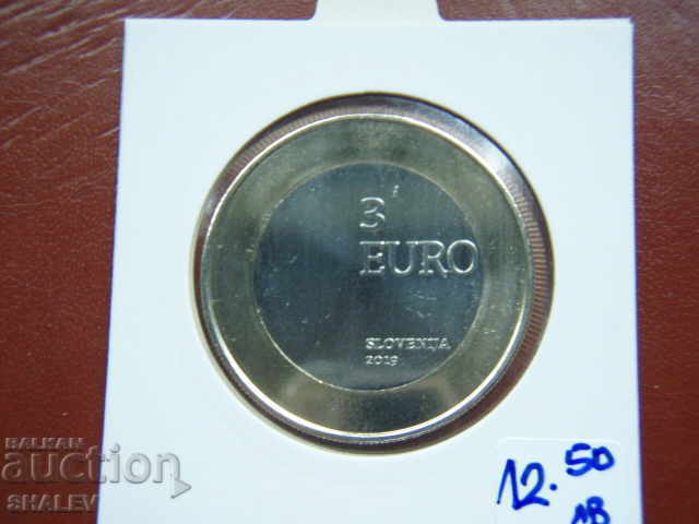 3 Euro 2019 Slovenia - Unc - 6 3 Euro 2019 Slovenia - Unc - 6