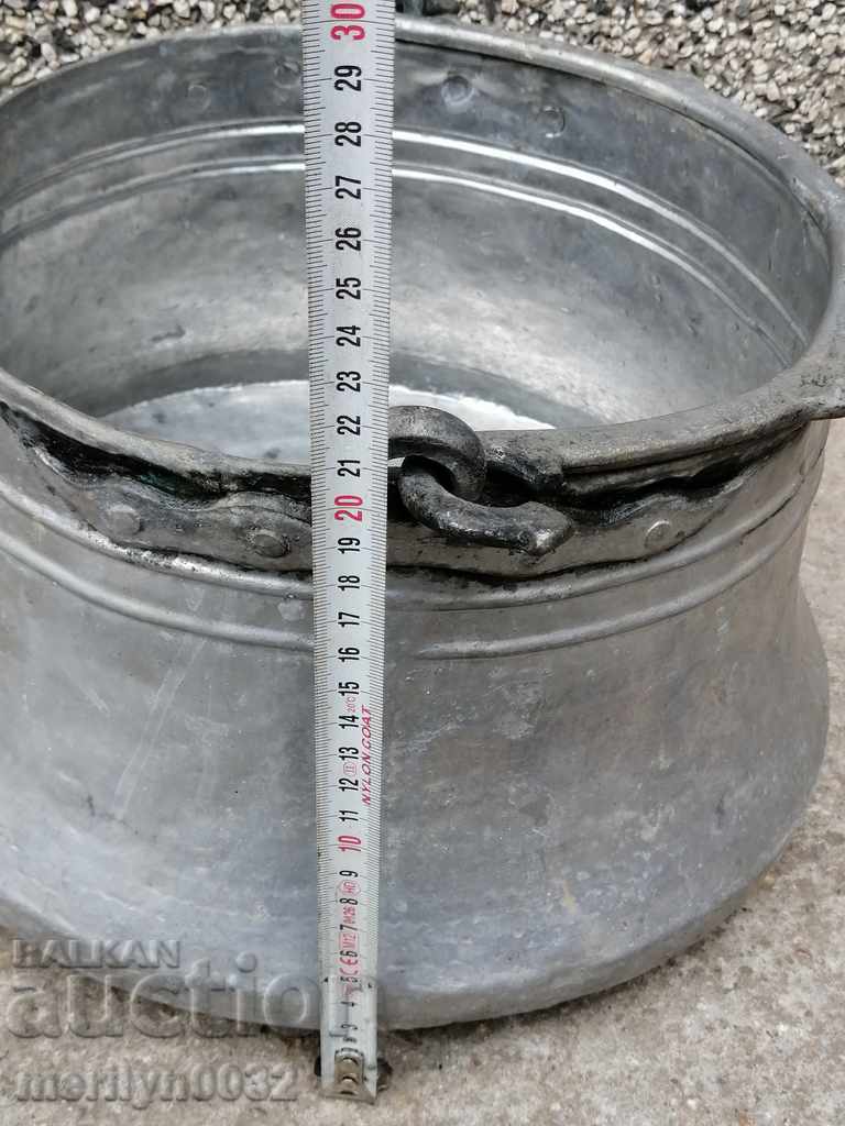 cazan de cupru cositorit menets un vas de cupru oală de cupru - 6 cazan de cupru cositorit menets un vas de cupru oală de cupru - 6