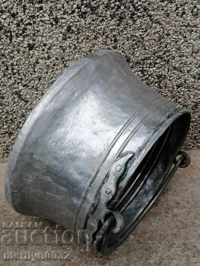 Tinned cauldron, copper coin, copper coin, copper vessel - 7 Tinned cauldron, copper coin, copper coin, copper vessel - 7